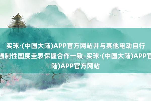 买球·(中国大陆)APP官方网站并与其他电动自行车相干强制性国度圭表保握合作一致-买球·(中国大陆)APP官方网站