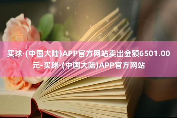 买球·(中国大陆)APP官方网站卖出金额6501.00元-买球·(中国大陆)APP官方网站