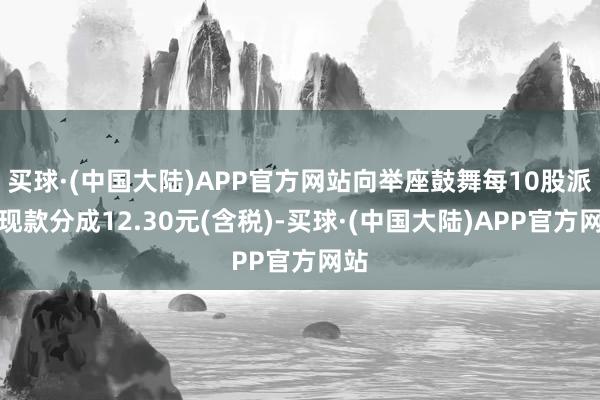 买球·(中国大陆)APP官方网站向举座鼓舞每10股派发现款分成12.30元(含税)-买球·(中国大陆)APP官方网站